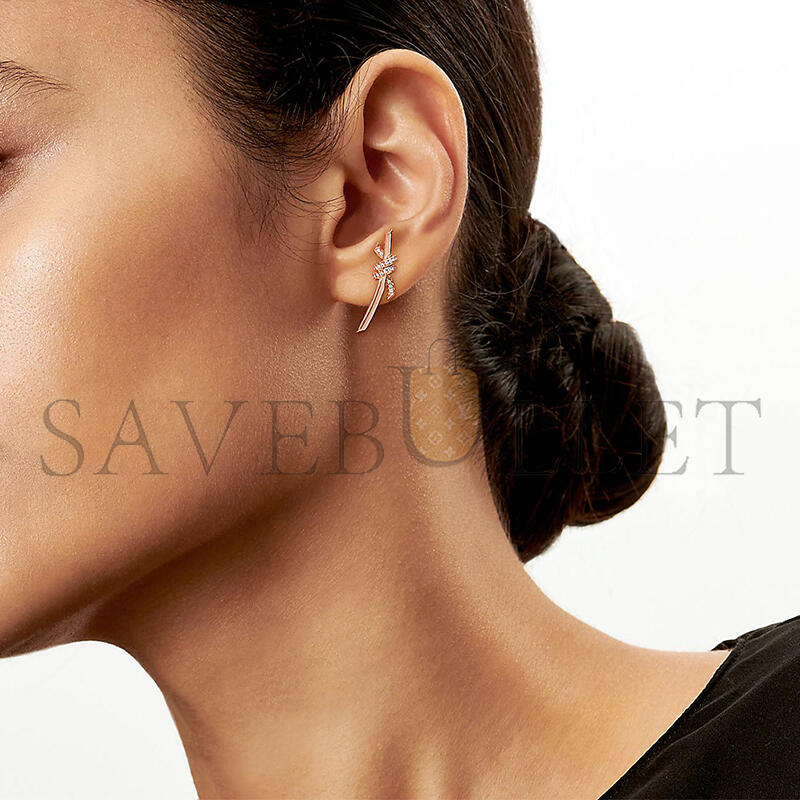 TIFFANY EARRINGS IN ROSE GOLD WITH DIAMONDS 69526136